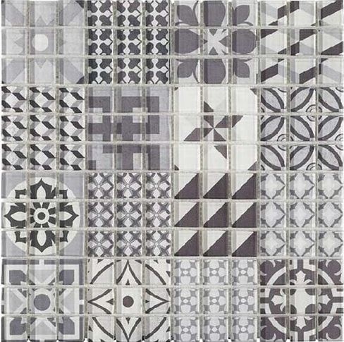 Marrakech Minimal Glass Mosaic