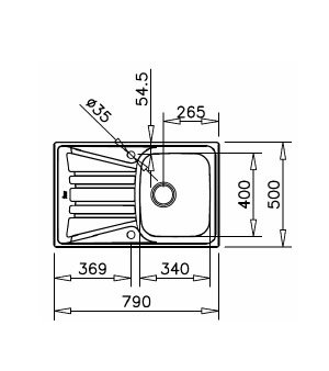 Кухненска мивка Teka Basico 79 1C 1E (1)
