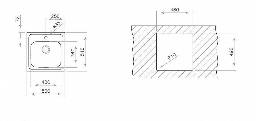 Кухненски умивалник Teka Eline 1C (1)