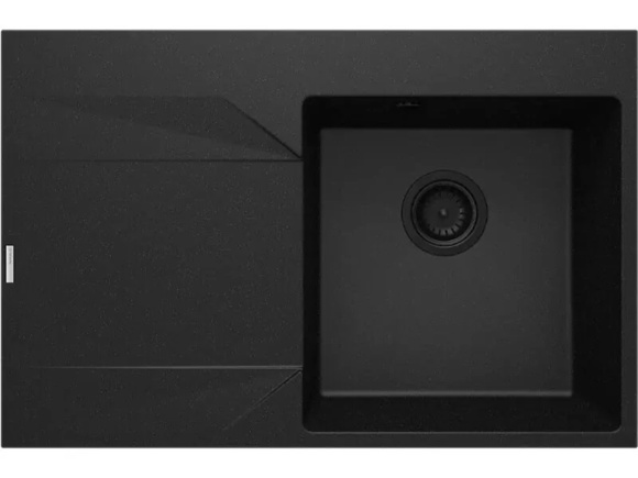 Мивка за вграждане Evora Metallic Graphite 76см