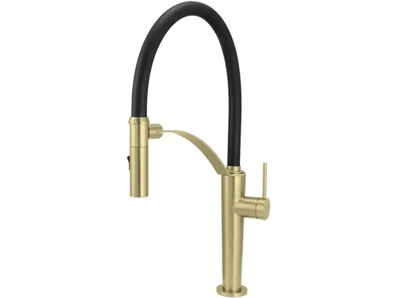 Смесител с U-чучур Corda Brushed Gold